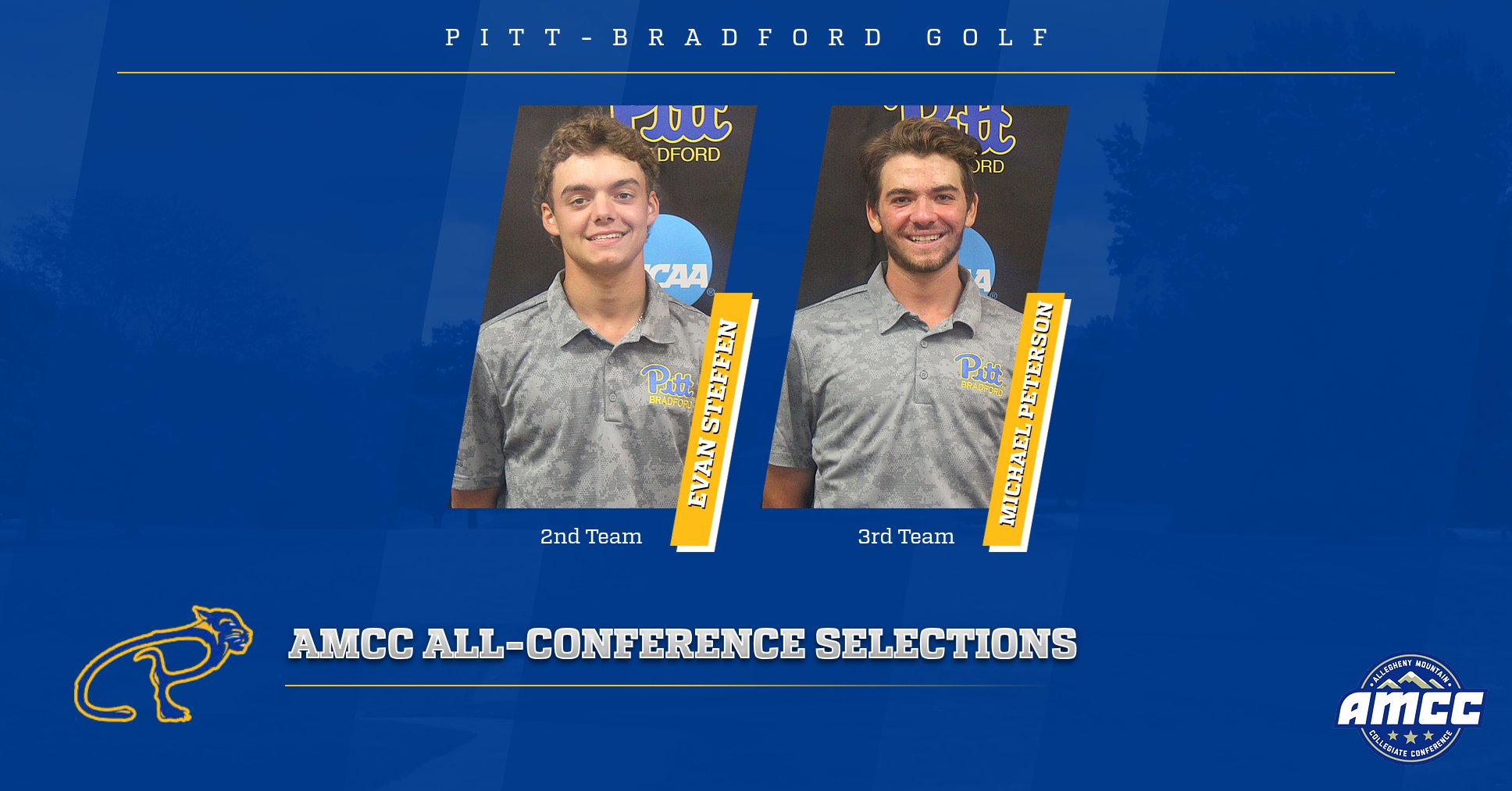 Steffen and Peterson Named All-AMCC Performers