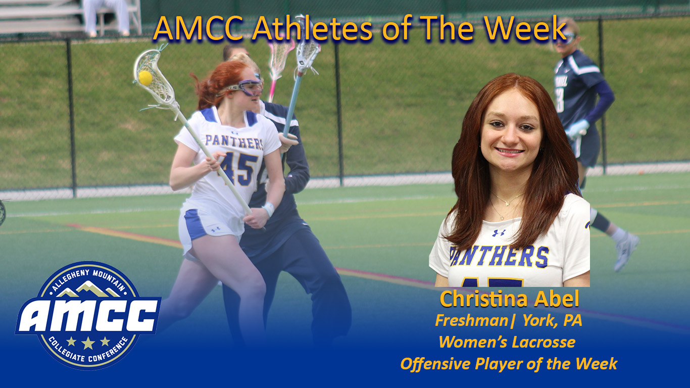 Abel Named AMCC Offensive Player of the Week