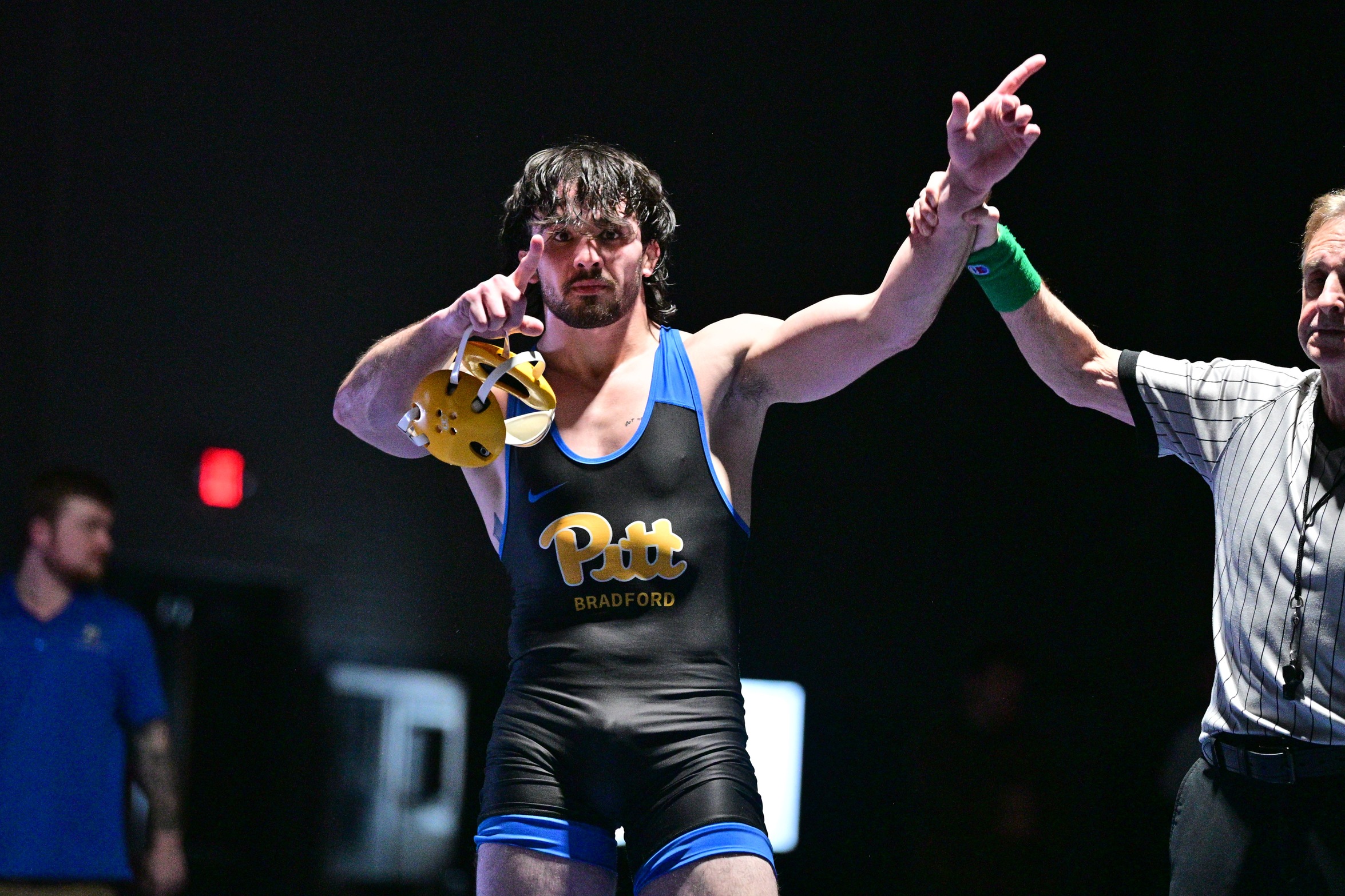 DJ Slovick Wins AMCC Championship at 174. Photo Credit - Ralph Wilson, Penn College